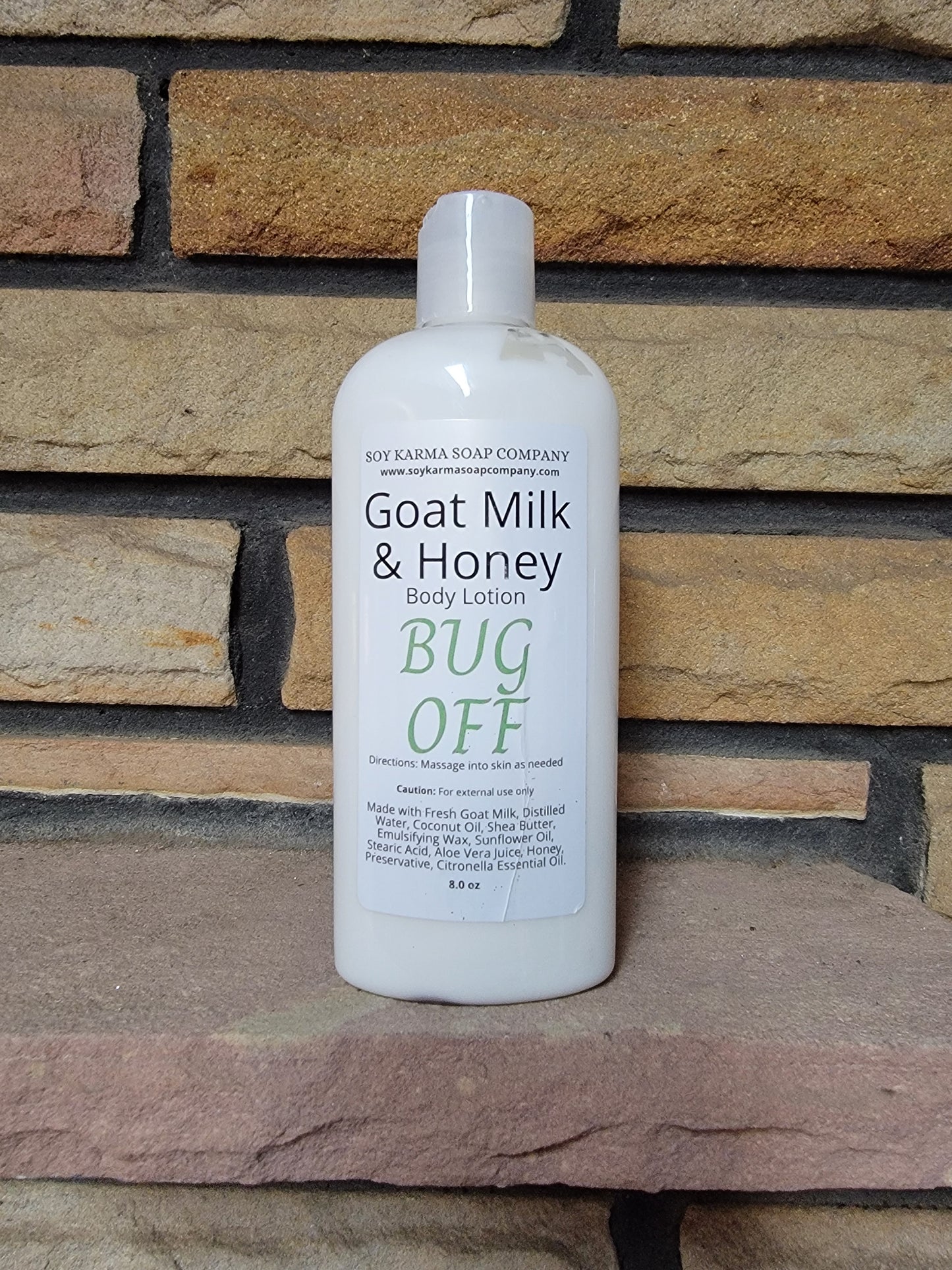 Goat Milk & Honey Lotion Bug Off