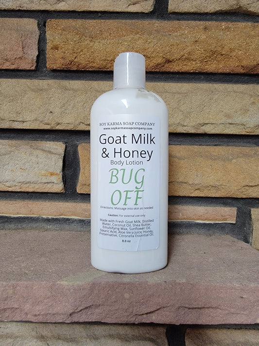 Goat Milk & Honey Lotion Bug Off